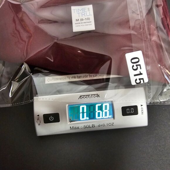 Time And Tru Womens Bell Sleeve Burgundy Blouse With Lace-Up Detail Size M - Picture 6 of 6